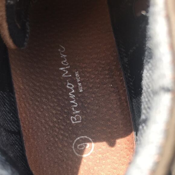 Bruno Marc Plaid Lined Lace Up Suede Boots Tan Men's Size 9 - Picture 8 of 10